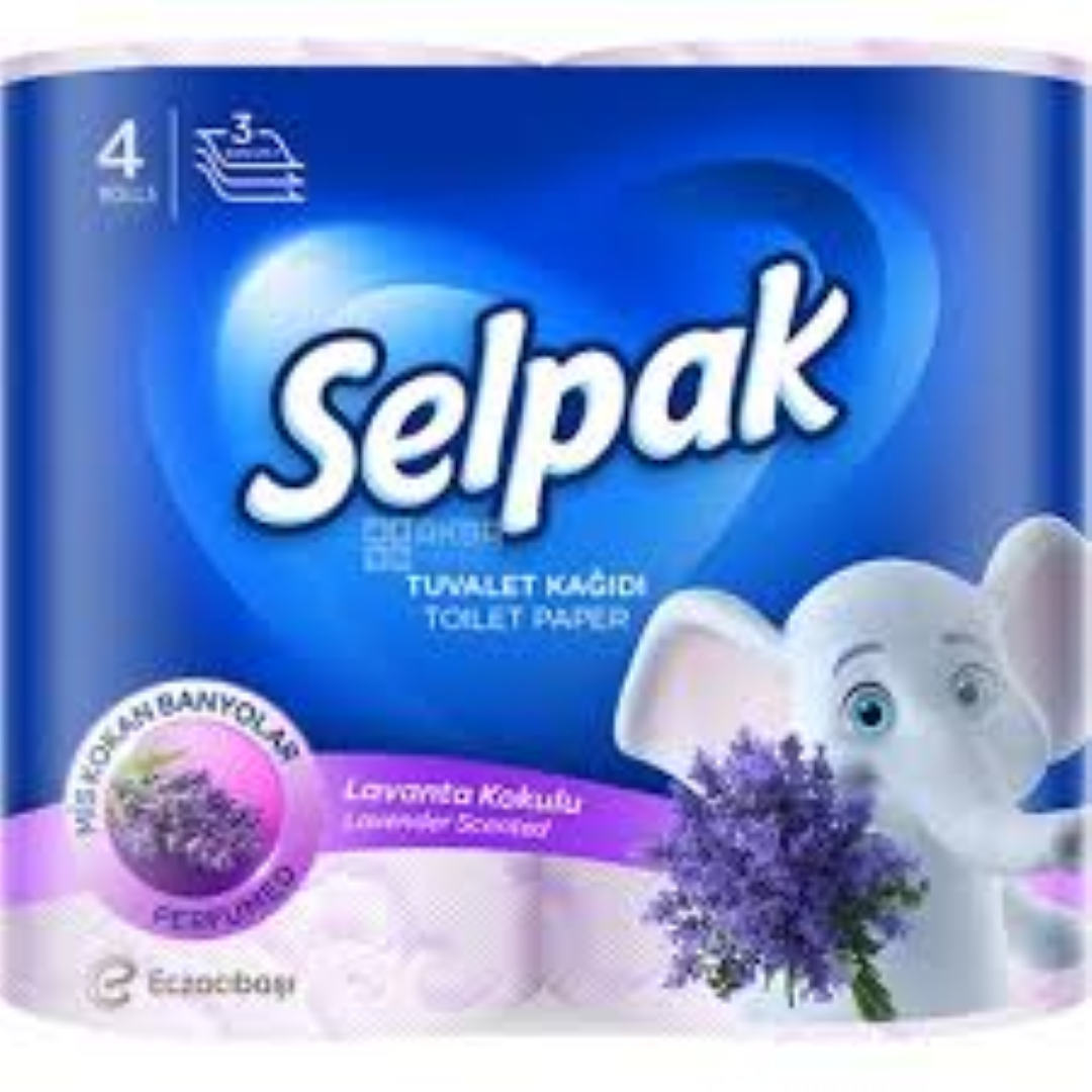 SELPAK TOILET PAPER LAVENDER DREAM 4s